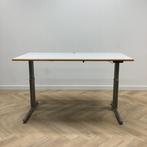 Tweedehands Aspa Zit-sta elektrisch bureau, 160x80 cm, licht, Huis en Inrichting, Bureaus, Ophalen of Verzenden, Elektrisch, Gebruikt