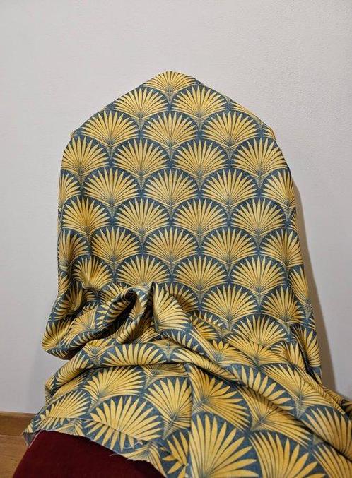Tessuto Art Dèco Coco Chanel Stijl 2e editie, blauw duif -, Antiek en Kunst, Kunst | Designobjecten