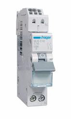 Hager installatieautomaat / 1-polig + nul, C16A / MJS516, Ophalen of Verzenden, Nieuw