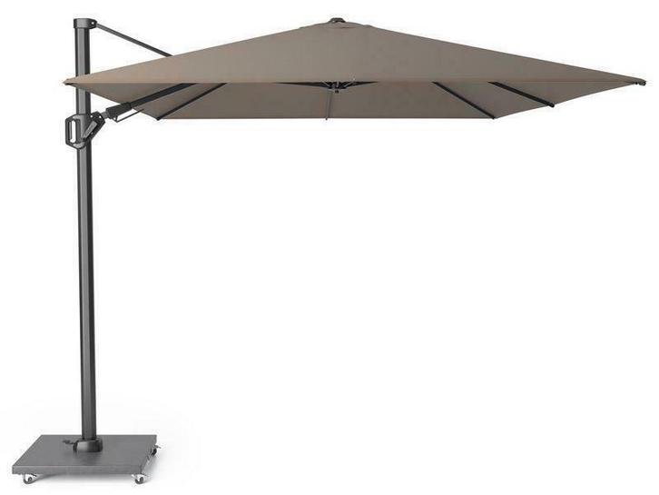 platinum zweefparasol challenger T² premium 3,5x2,6 havanna, Tuin en Terras, Parasols, Zweefparasol, Nieuw, 3 tot 4 meter, Kantelbaar