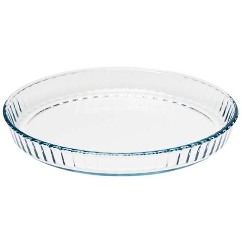 Glazen quiche schaal 27 cm, Zakelijke goederen, Horeca | Overige, Verzenden