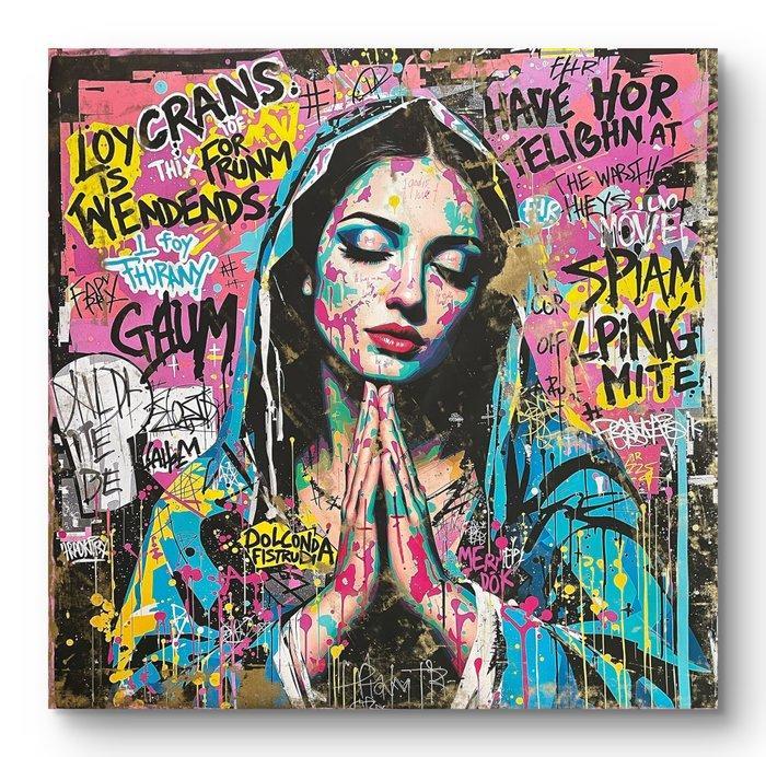 Nina Nox - Mary, Mother of Mercy XL, Antiek en Kunst, Kunst | Schilderijen | Modern