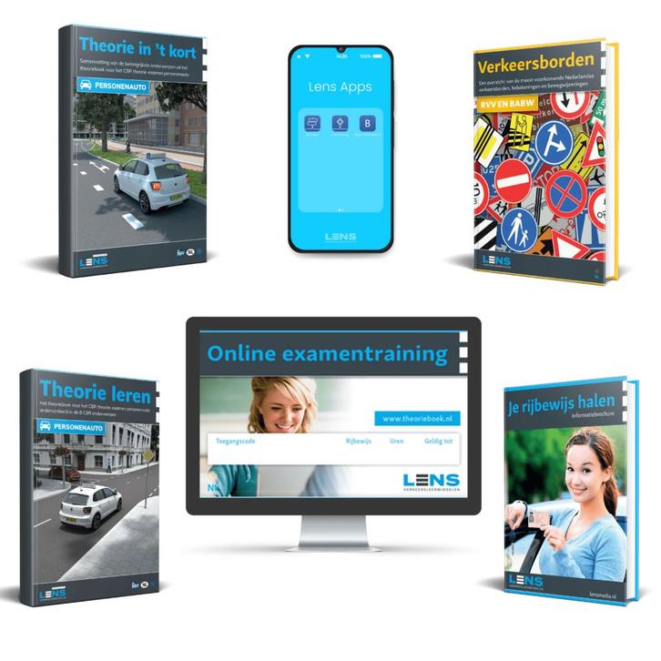 Auto Theorieboek 2025 - Compleet pakket, Boeken, Studieboeken en Cursussen, Nieuw, Niet van toepassing, Verzenden