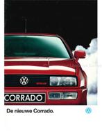 1989 VOLKSWAGEN CORRADO G60 BROCHURE NEDERLANDS, Boeken, Auto's | Folders en Tijdschriften, Nieuw, Volkswagen, Author