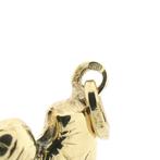 Gouden hanger van een voetbal met schoen (Hanger of bedel), Ophalen of Verzenden, Gebruikt, Goud, Overige merken