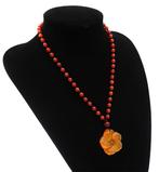 Cornaline - Collier de la Fleur Solaire: Levensvreugde,