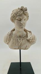 sculptuur, Matrona romana - 36 cm - marmerstof, Antiek en Kunst, Curiosa en Brocante