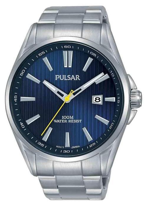 Pulsar Heren Horloge - 43 mm staal blauw PS9603X1 (Horloges), Sieraden, Tassen en Uiterlijk, Uiterlijk | Lichaamsverzorging, Nieuw