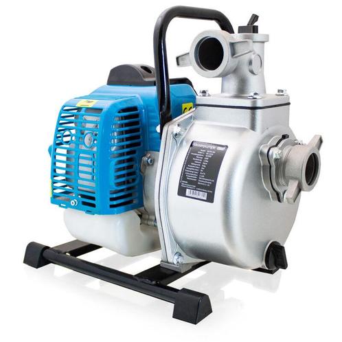 Bituxx - Benzine Waterpomp - 1250W - 43cc - Blauw, Tuin en Terras, Waterpompen, Nieuw, Verzenden