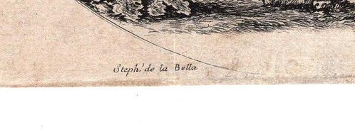 Stefano Della Bella (1610-1664) - La Famiglia del Satiro, Antiek en Kunst, Antiek | Overige Antiek