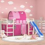 Hoogslaper Gordijnen Roze | Tweedekansje | Speelse Basis, 85 tot 100 cm, Nieuw, Ophalen of Verzenden, Hoogslaper of Stapelbed