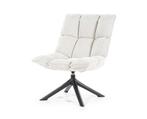 Fauteuil Dani draaibaar - Bouclé Beige | Eleonora, Huis en Inrichting, Fauteuils, Ophalen of Verzenden, Nieuw