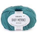 DROPS Baby Merino Uni Colour - 47 noordzee - Wol Garen, Hobby en Vrije tijd, Breien en Haken, Ophalen of Verzenden, Nieuw