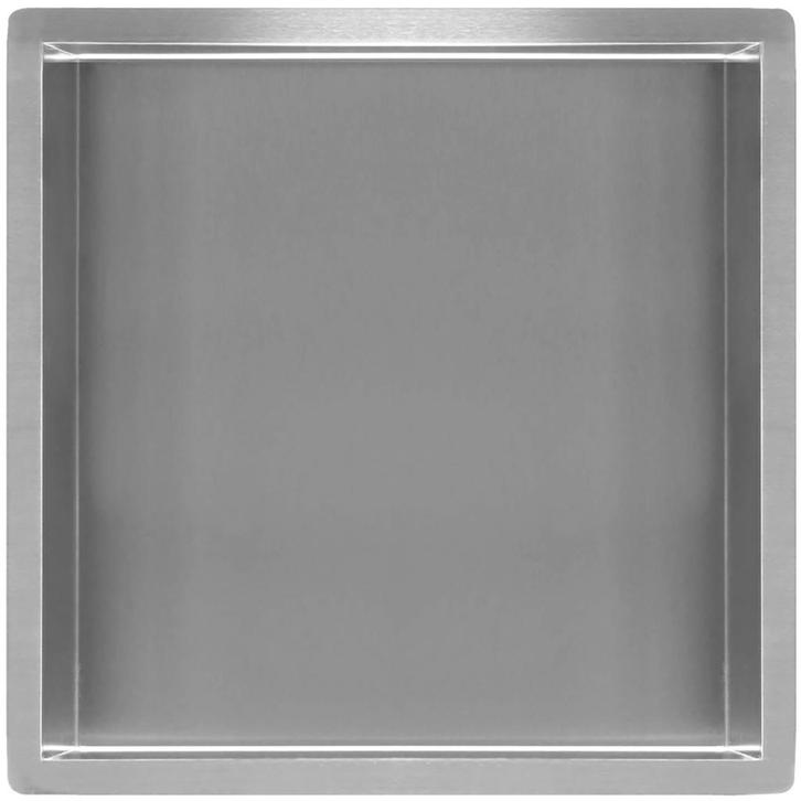 Wiesbaden Demis Inbouwnis - 30x30x10cm - RVS, Doe-het-zelf en Verbouw, Sanitair, Nieuw, Rvs, Ophalen of Verzenden