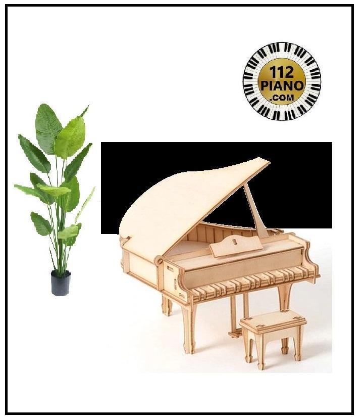 Bouwpakket hout Vintage vleugelpiano puzzel speelgoed DIY, Hobby en Vrije tijd, Knutselen, Nieuw
