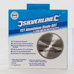 Silverline Zaagblad cirkelzaag - 80 tanden - aluminium TC..., Doe-het-zelf en Verbouw, Gereedschap | Zaagmachines, Ophalen of Verzenden