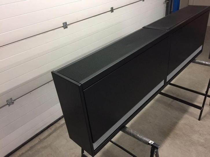 Kampmann luchtgordijn (2098), Doe-het-zelf en Verbouw, Verwarming en Radiatoren, Kachel, Gebruikt, 800 watt of meer, Ophalen of Verzenden