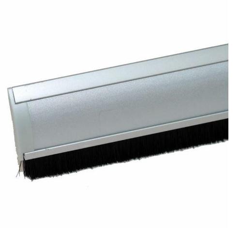 Door-line tochtstrip opbouw 950 mm zilvergrijs, Doe-het-zelf en Verbouw, Hang- en Sluitwerk, Nieuw, Ophalen of Verzenden