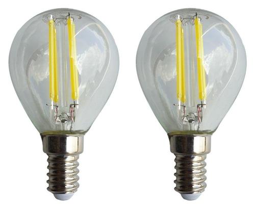 E14 kogellamp G45 2 stuks | LED 4W=40W gloeilamp | daglichtw, Huis en Inrichting, Lampen | Overige, Nieuw, Verzenden
