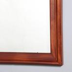 Grote schouwspiegel in mahonie ca 1885 facet geslepen gesto, Antiek en Kunst, Antiek | Spiegels, Ophalen of Verzenden