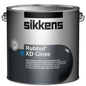 SIKKENS RUBBOL XD GLOSS - Wit en alle lichte kleuren 2,5..., Doe-het-zelf en Verbouw, Verf, Beits en Lak, Lak, Wit, Nieuw, Ophalen of Verzenden