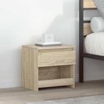 vidaXL Nachtkastjes 2 st 40x30x39 cm bewerkt hout sonoma, Minder dan 45 cm, Verzenden, Nieuw, Minder dan 55 cm