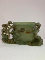 borstels uitspoelen - Celadon jade - China - Eind 19e eeuw, Antiek en Kunst