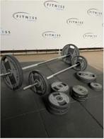 Technogym set | Schijven | Stangen |, Sport en Fitness, Verzenden, Gebruikt