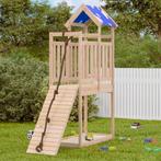 Speeltoren 110,5x52,5x215 cm massief grenenhout, Kinderen en Baby's, Speelgoed | Speeltenten, Nieuw, Verzenden