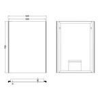 Duo Dimbare Led Spiegel 50X70Cm, Huis en Inrichting, Woonaccessoires | Spiegels, Ophalen of Verzenden, Nieuw