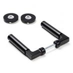 Deurbeslag | Deurklink | Impresso | Aston (Aluminium, Zwart), Verzenden, Nieuw