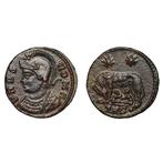 Authentieke bronzen Romeinse Follis munt, Verzenden