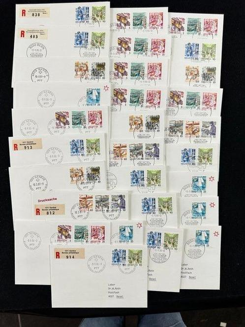 Zwitserland - Uitzoeker Covers , FDCs en Varia Zwitserland, Postzegels en Munten, Postzegels | Europa | België
