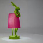 *WOONWINKEL* Kare Design Rabbit Green/Pink Tafellamp Konijn, Huis en Inrichting, Lampen | Tafellampen, Verzenden, Nieuw