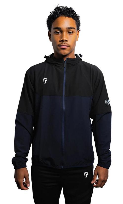 -19% Q1905  Q1905 Kasius active trainingsjack navy//wit  maa, Kleding | Heren, Sportkleding, Zwart, Nieuw, Verzenden