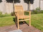 Teak tuinstel 80x160cm + 4 stapelstoelen en kussens!, Nieuw, Tuinset, Teakhout, Ophalen of Verzenden