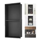 Inbouw Douchenis – RVS Wandnis met Dubbele Planken voor Zeep, Verzenden, Nieuw