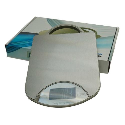 Keukenweegschaal met RVS weegplateau 5kg x 1g, Doe-het-zelf en Verbouw, Weegschalen, Verzenden