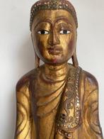 Grote Boeddha beeld 78 cm - Beeld - Myanmar/Birma, Antiek en Kunst