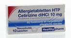 Cetirizine 10 mg - 10 tabletten, Nieuw, Verzenden