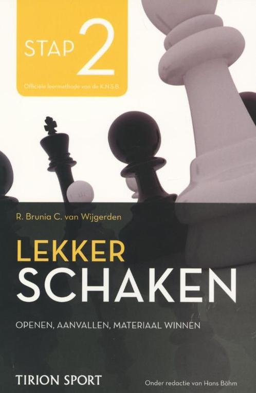 Lekker schaken stap 2 openen/aanvallen/materiaal winnen, Boeken, Hobby en Vrije tijd, Gelezen, Verzenden