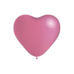 Roze Hartjes Ballonnen 25cm 6st, Nieuw, Verzenden