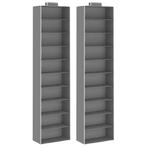 vidaXL Kledingorganisers hangend 2 st met 10 schappen stof, Verzenden, Nieuw