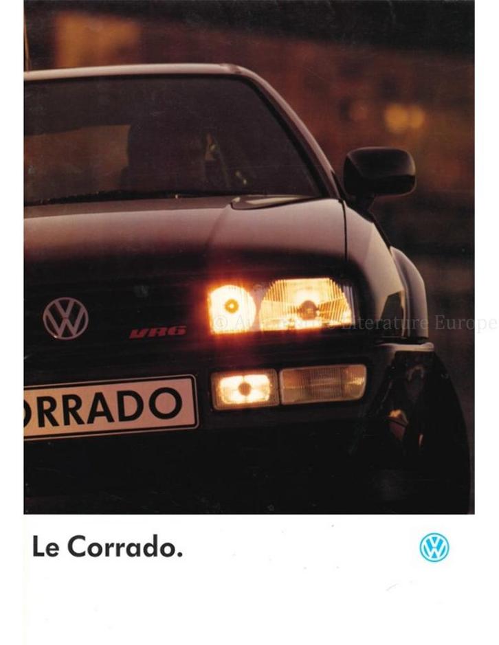 1991 VOLKSWAGEN CORRADO BROCHURE FRANS, Boeken, Auto's | Folders en Tijdschriften, Volkswagen