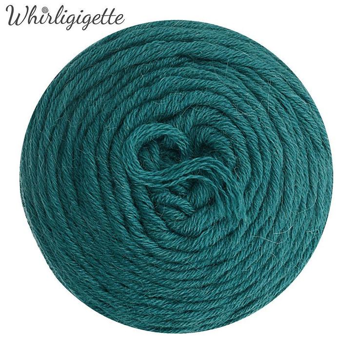 Scheepjes Whirligigette - 252 teal - Uni-kleur Wol Cake, Hobby en Vrije tijd, Breien en Haken, Ophalen of Verzenden