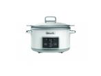 CrockPot Duraceramic Slow Cooker wit 5L Inductie proof, Verzenden, Zo goed als nieuw