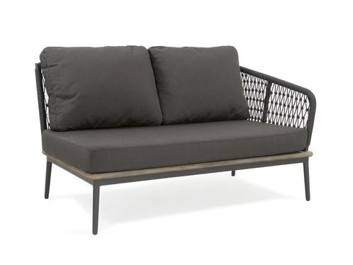 Niehoff Freeport Lounge aanbouwmodule rechts - Zwart, Tuin en Terras, Tuinsets en Loungesets, Ophalen of Verzenden