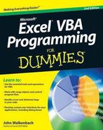 Excel VBA Programming for Dummies 9780470503690, Boeken, Verzenden, Gelezen, John Walkenbach