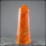 Fantastisch zonnen-calciet obelisk – Stralingskracht,, Verzamelen, Mineralen en Fossielen