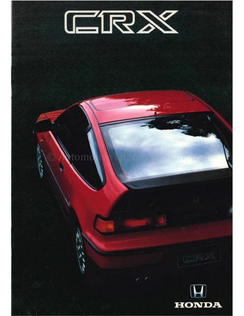 1991 HONDA CRX BROCHURE NEDERLANDS, Boeken, Auto's | Folders en Tijdschriften, Honda